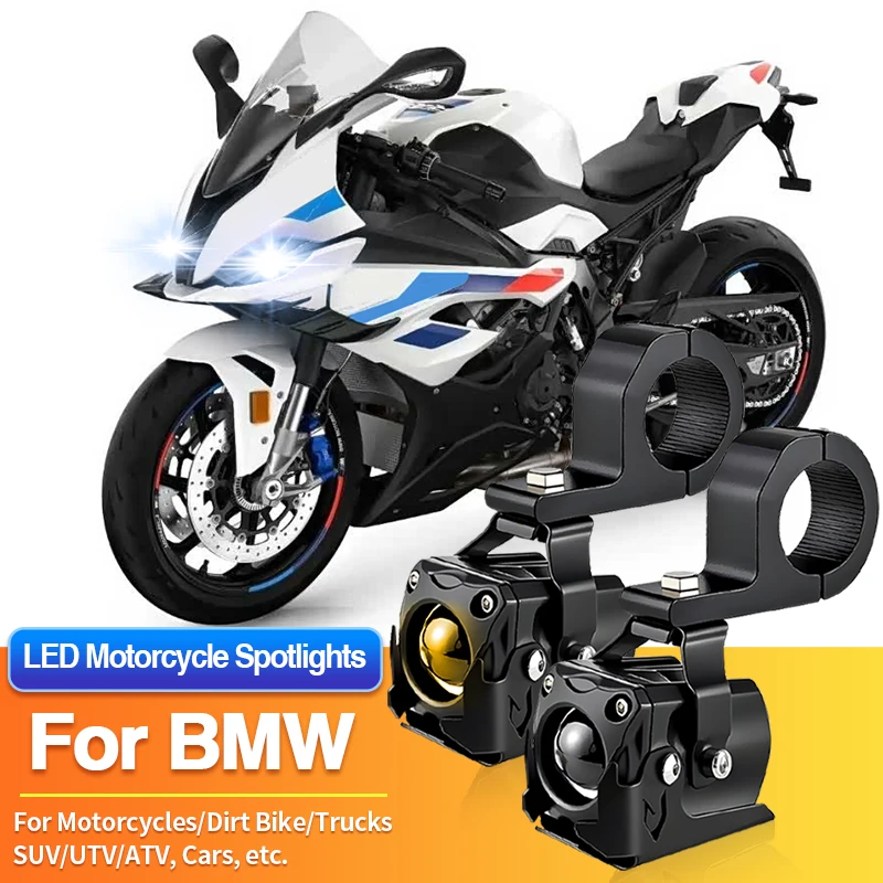 1/2PCS LED Motorcycles Headlight Dual Color Spotlight Truck Car SUV ATV 12V for BMW S1000RR/S1000XR/K1600/R1200G/R1200GS/F800GS
1/2PCS LED Motorcycles Headlight Dual Color Spotlight Truck Car SUV ATV 12V for BMW S1000RR/S1000XR/K1600/R1200G/R1200GS/F800GS