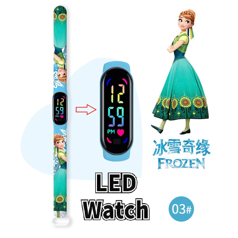 Disney Frozen Children Watches Girls Waterproof Sport Touch Screen Watch for Women Waterproof Digital Clock Bracelet Gifts
Disney Frozen Children Watches Girls Waterproof Sport Touch Screen Watch for Women Waterproof Digital Clock Bracelet Gifts