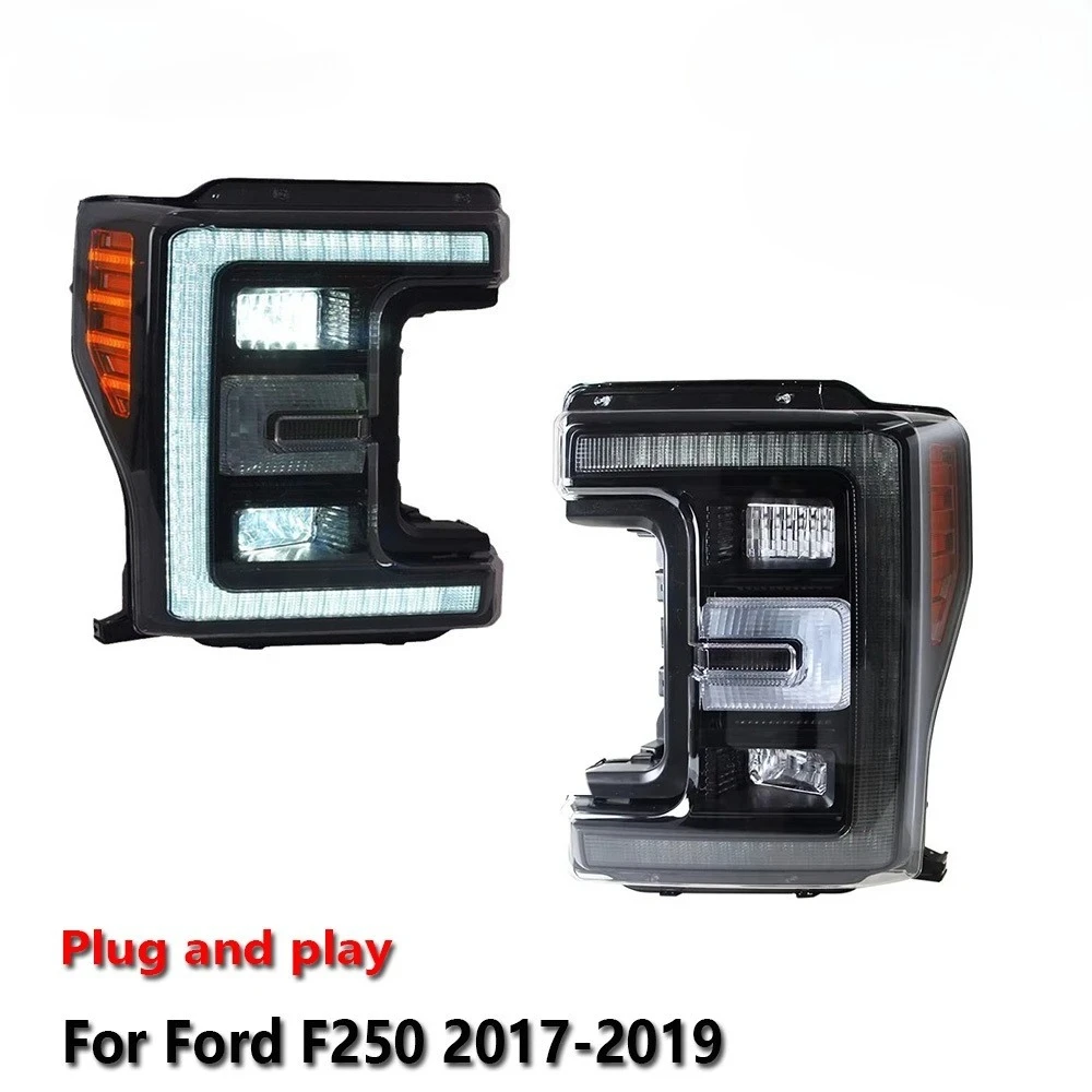 Автомобильные светодиодные фары в сборе для Ford F250 2017-2019: противотуманные фары, ДХО, стоп-сигналы, указатели поворота, Plug and Play
Автомобильные светодиодные фары в сборе для Ford F250 2017-2019: противотуманные фары, ДХО, стоп-сигналы, указатели поворота, Plug and Play