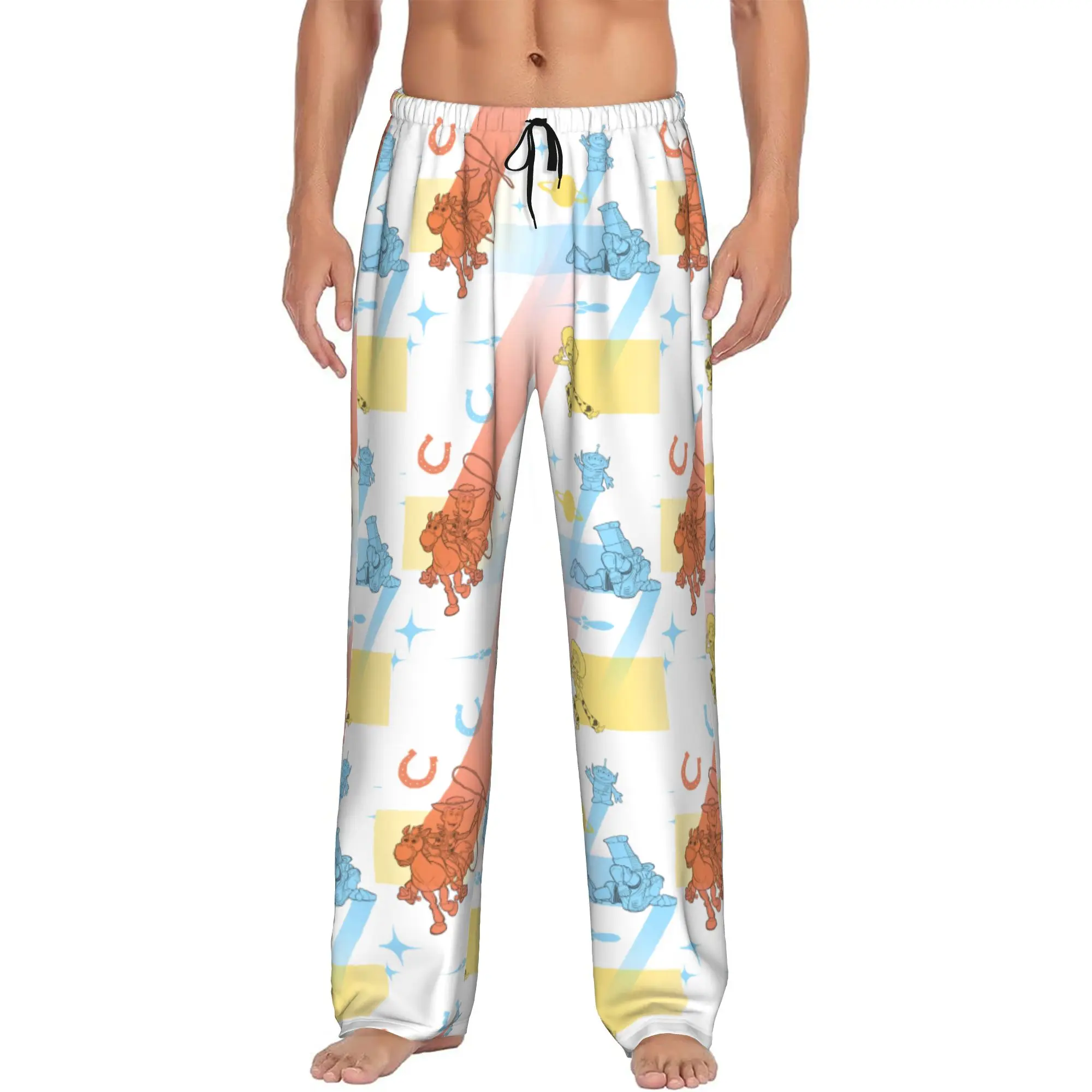Custom T-Toy Cartoon S-Story Pajama Pants Sleepwear Men's Elastic Waistband Sleep Lounge Bottoms with Pockets
Custom T-Toy Cartoon S-Story Pajama Pants Sleepwear Men's Elastic Waistband Sleep Lounge Bottoms with Pockets