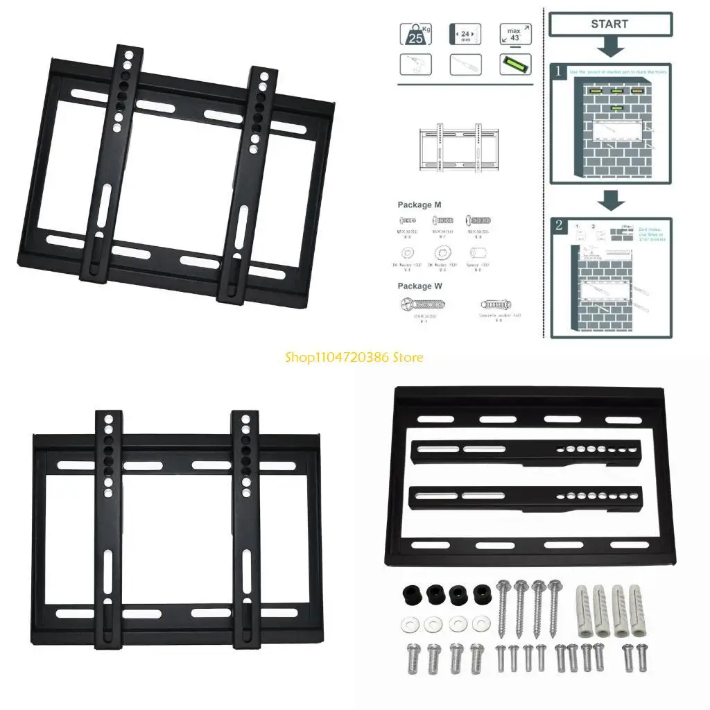 K0EA Универсальное наклонное настенное крепление для телевизора с грузоподъемностью 45 кг, низкопрофильное настенное крепление
K0EA Универсальное наклонное настенное крепление для телевизора с грузоподъемностью 45 кг, низкопрофильное настенное крепление