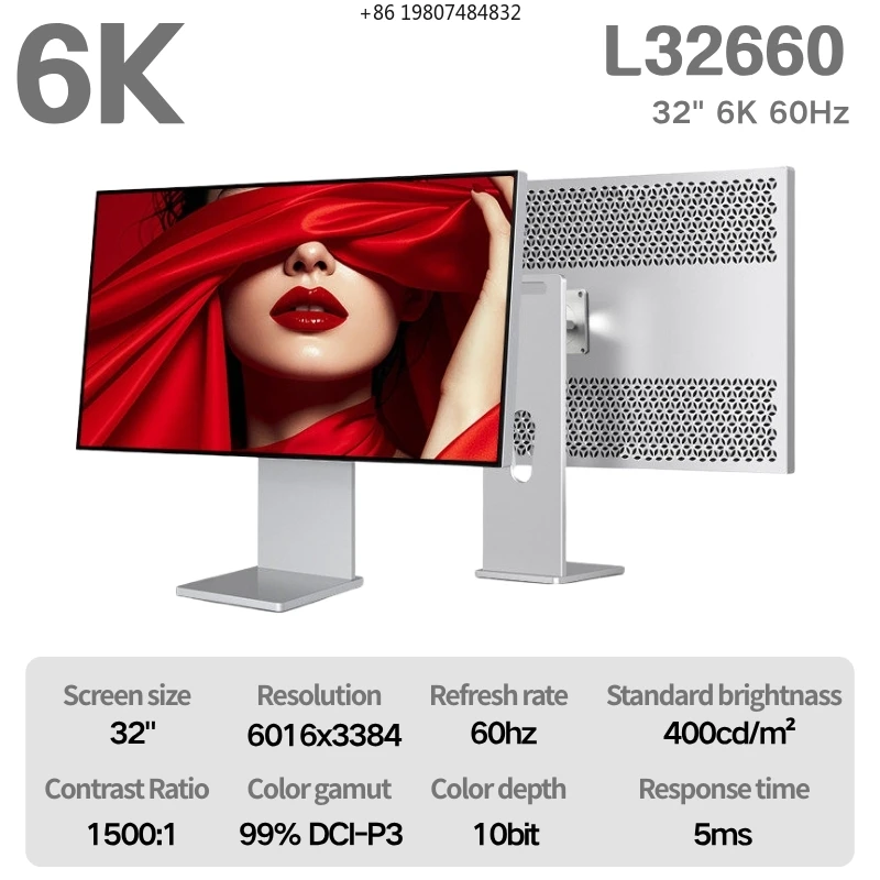 Display Retina Display for Graphic Design Aluminum Alloy 6k 32 Inch Large Screen with Stand Xdr
Display Retina Display for Graphic Design Aluminum Alloy 6k 32 Inch Large Screen with Stand Xdr