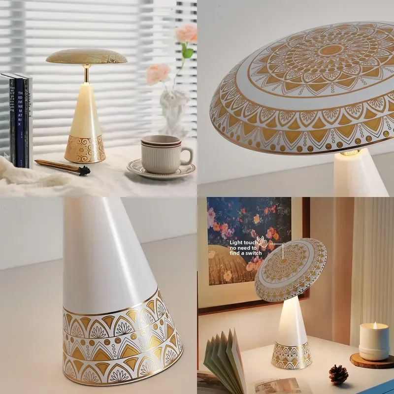 【CHIMU HOME】 Handmade Modern Table Lamp for Bedroom for Study Bedside for French Medieval Ethnic Creative Light for
【CHIMU HOME】 Handmade Modern Table Lamp for Bedroom for Study Bedside for French Medieval Ethnic Creative Light for