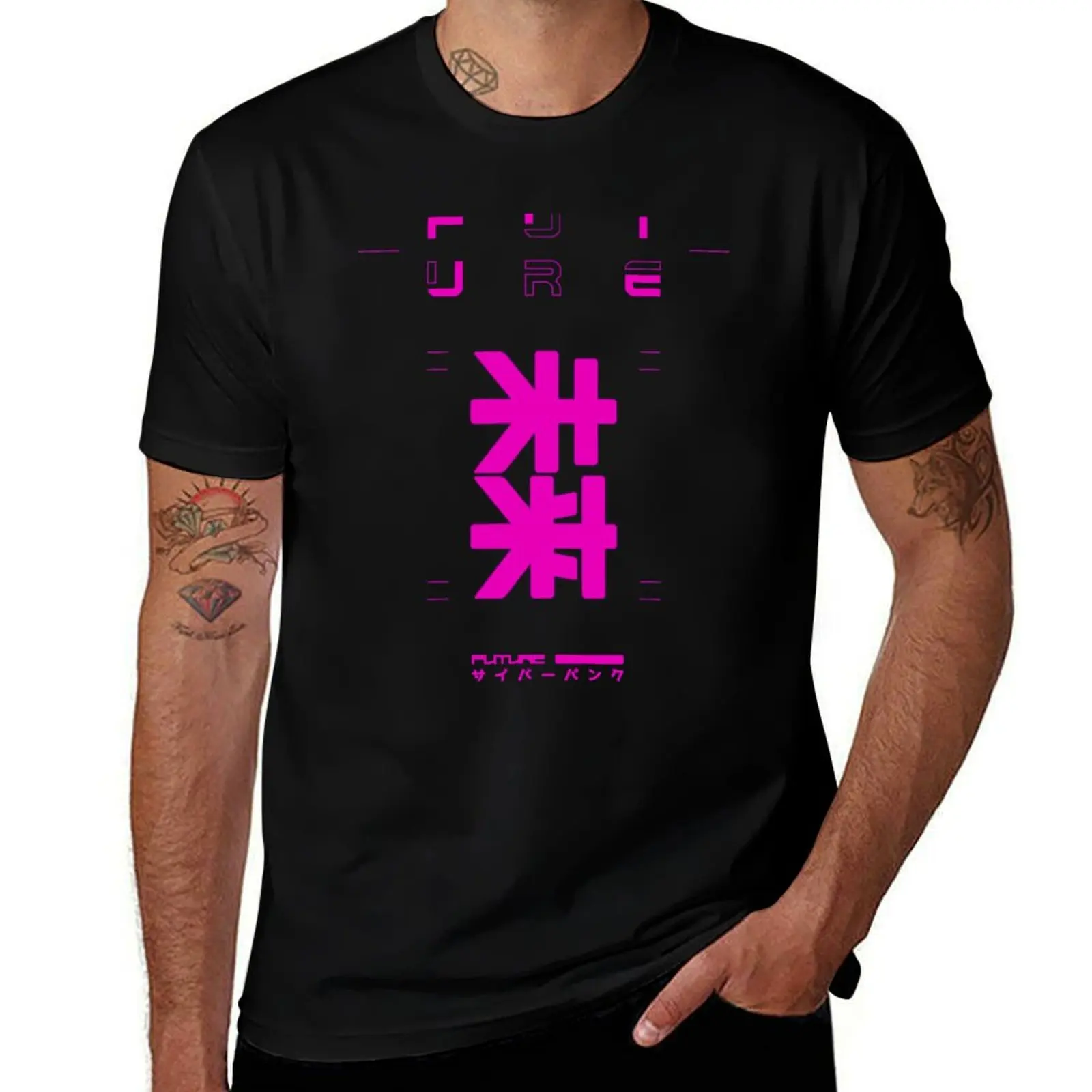 Futuristic Typographic with Neon Japanese Letters T-Shirt quick-drying custom t-shirts sweat new edition men t shirt
Futuristic Typographic with Neon Japanese Letters T-Shirt quick-drying custom t-shirts sweat new edition men t shirt