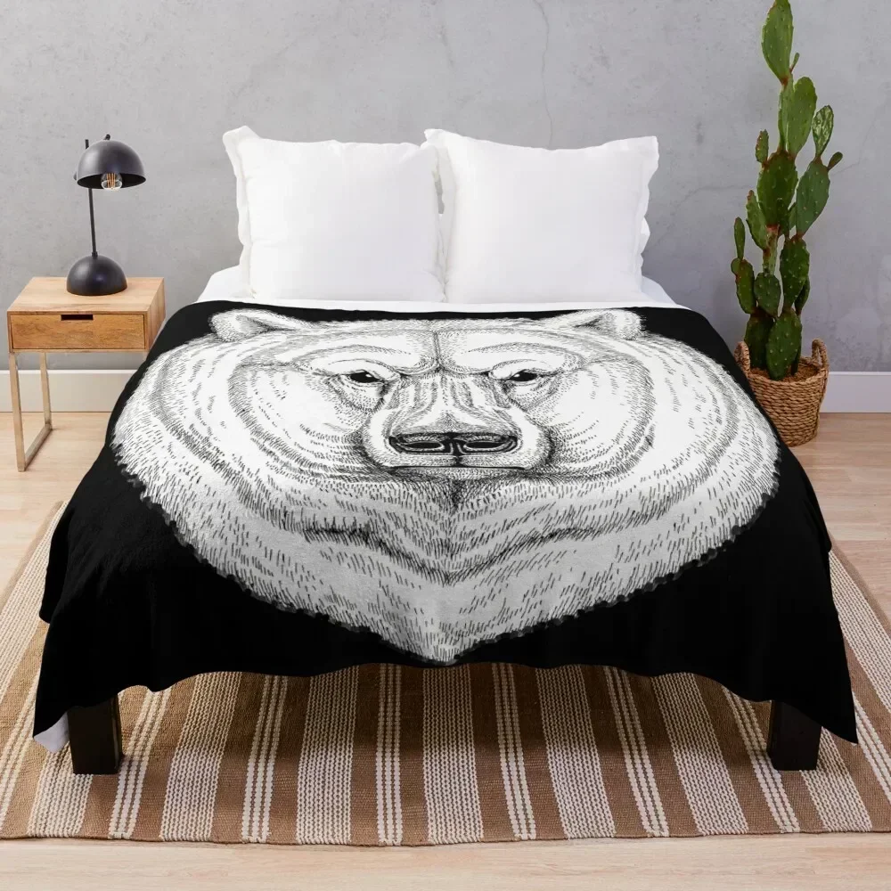 POLAR BEAR DRAWING Throw Blanket Compact Warm Blanket for Car Road Trip
POLAR BEAR DRAWING Throw Blanket Compact Warm Blanket for Car Road Trip