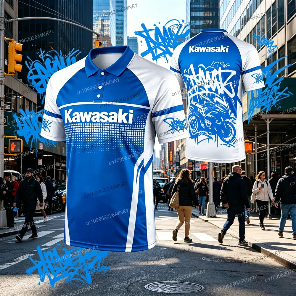 Motorcycle Kawasaki polo shirt Summer Oversized male shirts 3D Print Women Short-sleeved Breathable T-shirt men Motorcycle Tee
Motorcycle Kawasaki polo shirt Summer Oversized male shirts 3D Print Women Short-sleeved Breathable T-shirt men Motorcycle Tee