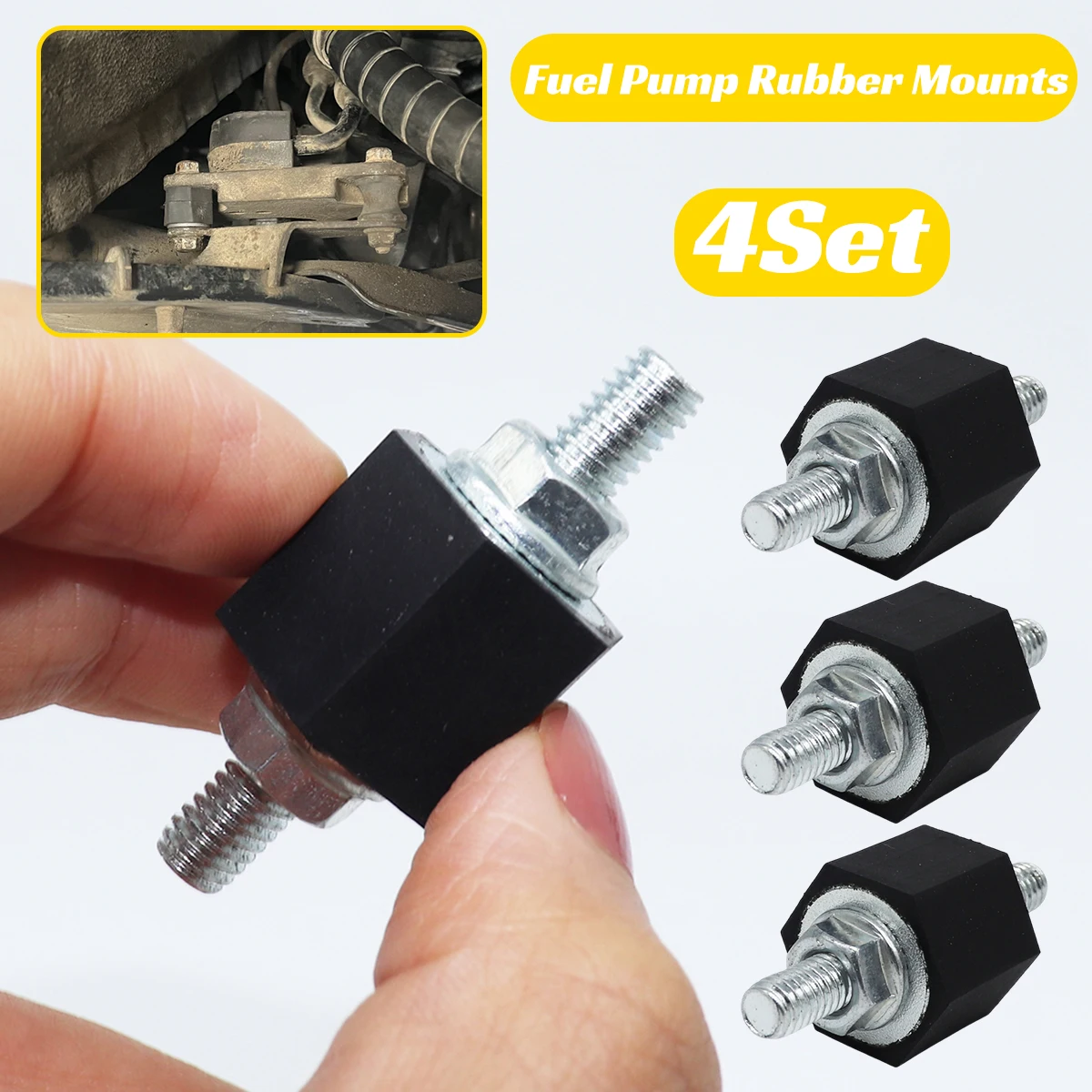 4Set Fuel Pump Engine Cover Rubber Mounts Bracket w/Nuts Vibration Isolation For VW LT 40-55 Skoda SUPERB I BMW F650GS VW Sharan
4Set Fuel Pump Engine Cover Rubber Mounts Bracket w/Nuts Vibration Isolation For VW LT 40-55 Skoda SUPERB I BMW F650GS VW Sharan