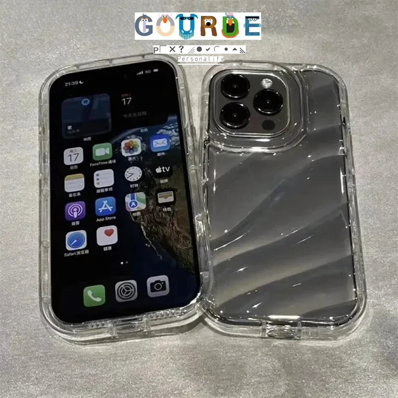 Gourde Fashion Simple Protect Silicone Casing Clear Wavy Soft TPU Case for Iphone 11 Pro Max 15 12 13 14 16 Pro 7 8 Plus X XS XR
Gourde Fashion Simple Protect Silicone Casing Clear Wavy Soft TPU Case for Iphone 11 Pro Max 15 12 13 14 16 Pro 7 8 Plus X XS XR