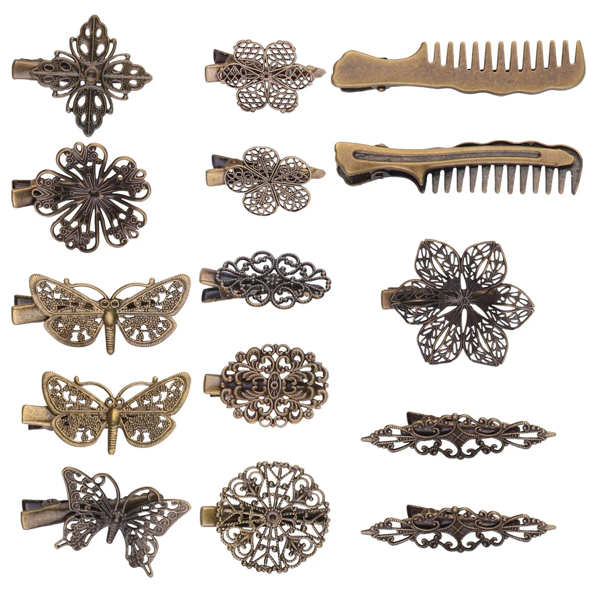 15 Pcs Vintage Hairpin Delicate Clips Popularity Durable Women Metal Bobby Straight
15 Pcs Vintage Hairpin Delicate Clips Popularity Durable Women Metal Bobby Straight