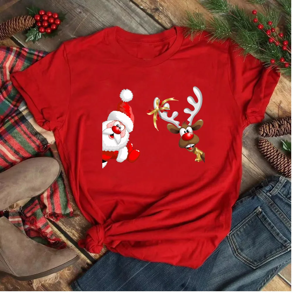 Christmas Elk shirt girl Digital korean clothes Breathable Colorful Graphic top tees Pop Culture Gothic Trendy Punk 80s graphic
Christmas Elk shirt girl Digital korean clothes Breathable Colorful Graphic top tees Pop Culture Gothic Trendy Punk 80s graphic