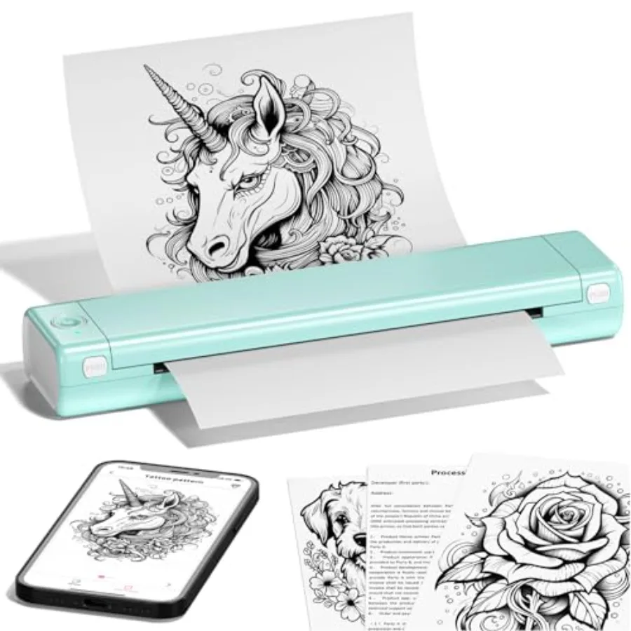 M08F Tattoo Stencil Printer - Thermal Tattoo Machine Support Transfer Paper Stencil Printer for Tattooing Support Phone and Lap
M08F Tattoo Stencil Printer - Thermal Tattoo Machine Support Transfer Paper Stencil Printer for Tattooing Support Phone and Lap