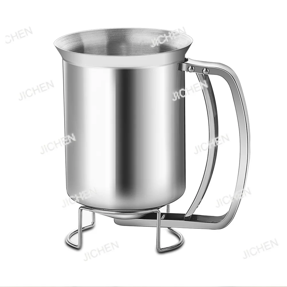 Neu 24 OZ Stainless Steel Pancake Batter Dispenser Pancake Dispenser Kitchen Batter Dispenser for Pancakes Cupcakes Baked Goods
Neu 24 OZ Stainless Steel Pancake Batter Dispenser Pancake Dispenser Kitchen Batter Dispenser for Pancakes Cupcakes Baked Goods