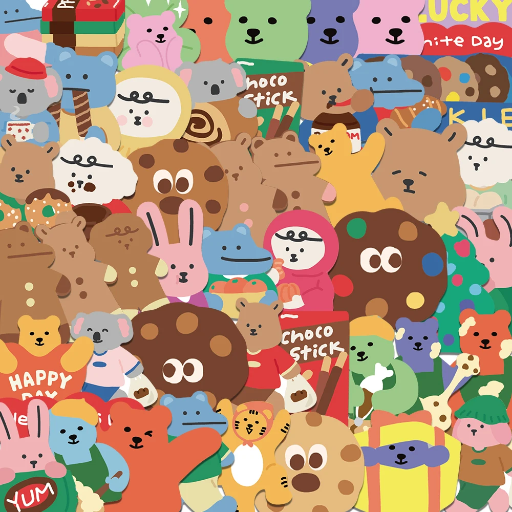 100/200pcs Cute Korean Bear Stickers Vinyl Waterproof Stickers for Kids Toy Decals for Loptop Water Bottles Skateboard Phone
100/200pcs Cute Korean Bear Stickers Vinyl Waterproof Stickers for Kids Toy Decals for Loptop Water Bottles Skateboard Phone