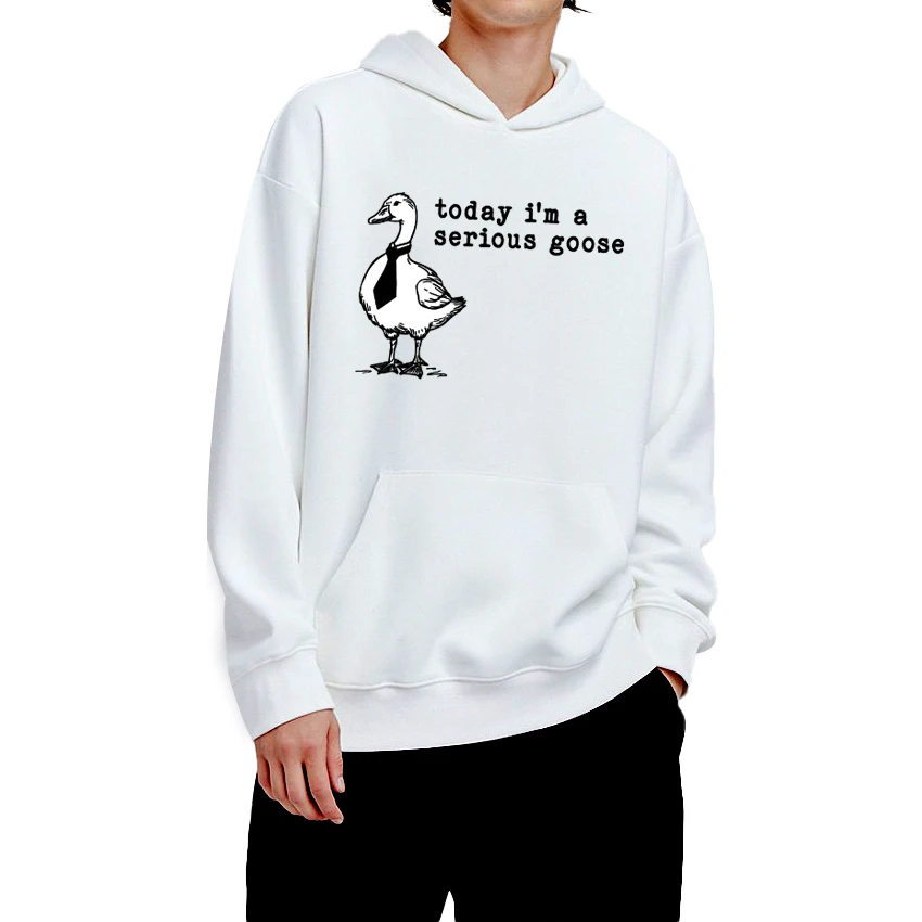 Funny Today I'm A Serious Goose Funny Silly Meme Graphic Hoodies Unisex harajuku fashion Sweatshirt Men women Fleece pullovers
Funny Today I'm A Serious Goose Funny Silly Meme Graphic Hoodies Unisex harajuku fashion Sweatshirt Men women Fleece pullovers