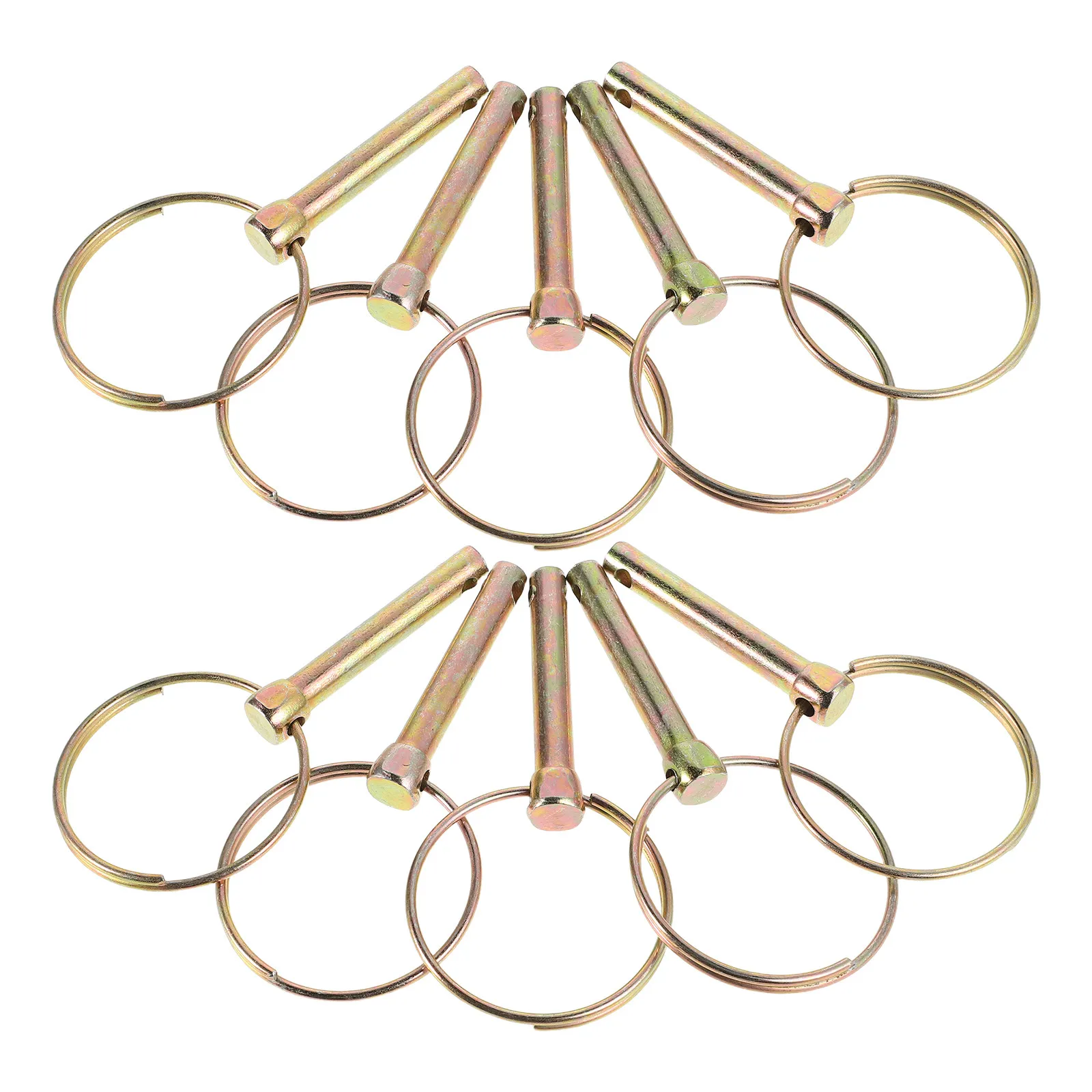 10Pcs Heavy Duty Farm Equipment Lock Pins Round Linch Pins Tractor Safety Clips for Trailers Mowers Trucks Agricultural Vehicle
10Pcs Heavy Duty Farm Equipment Lock Pins Round Linch Pins Tractor Safety Clips for Trailers Mowers Trucks Agricultural Vehicle