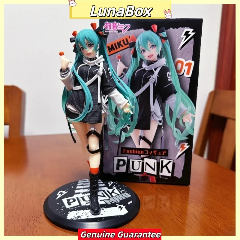 New Genuine Taito Fashion Hatsune Miku Anime Figure Punk Future Collection Kawaii Desktop Decoration Model Toys Birthday Gifts
New Genuine Taito Fashion Hatsune Miku Anime Figure Punk Future Collection Kawaii Desktop Decoration Model Toys Birthday Gifts