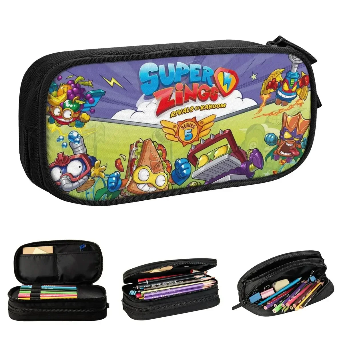 Large-capacity Pencil Pouch Superthings School Accessories game lover Double Layer Pencil Bag Girl Make Up Bag Birthday Gift
Large-capacity Pencil Pouch Superthings School Accessories game lover Double Layer Pencil Bag Girl Make Up Bag Birthday Gift