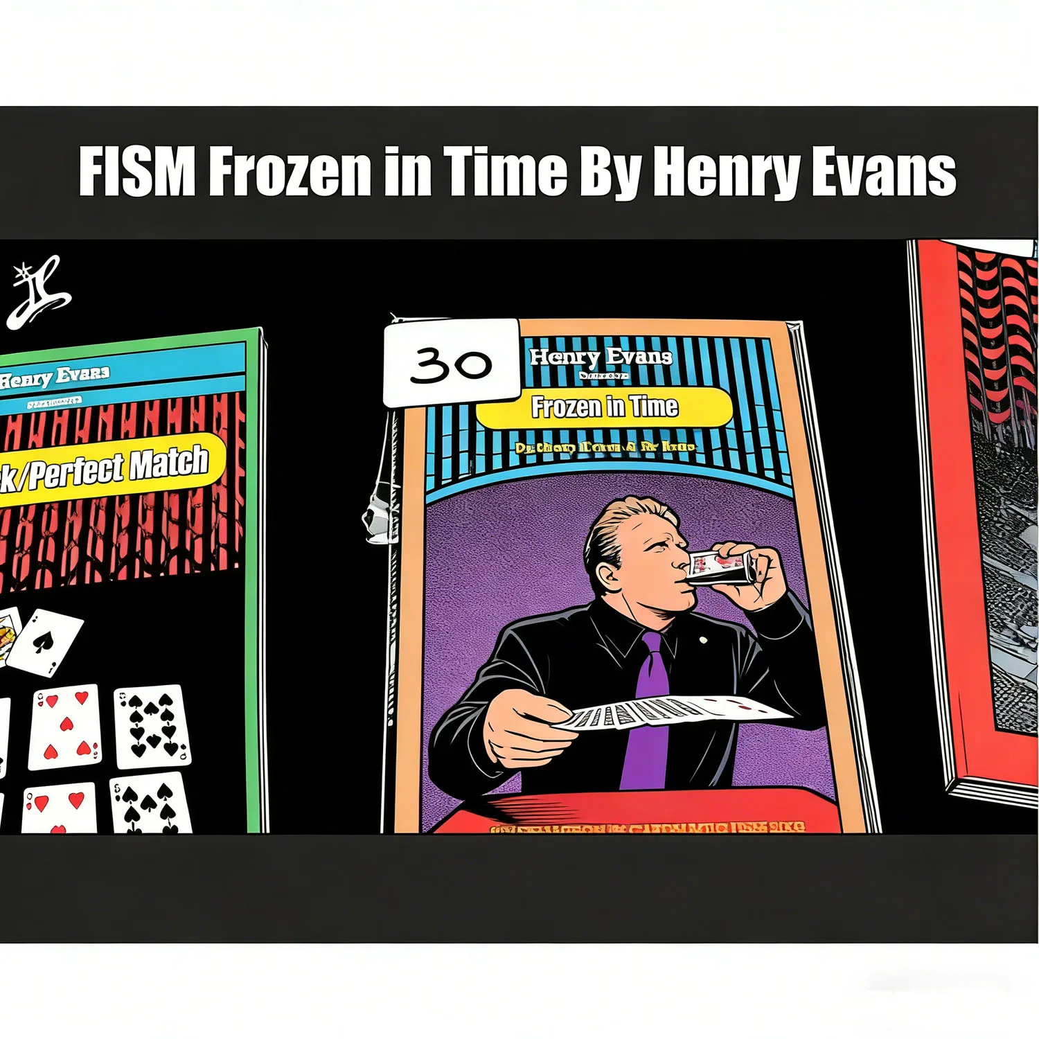 FISM Frozen in Time (Карточки-гиммиксы) от Генри Эванса: Фокусы с картами крупным планом, иллюзии, магическое шоу, покер, ментализм
FISM Frozen in Time (Карточки-гиммиксы) от Генри Эванса: Фокусы с картами крупным планом, иллюзии, магическое шоу, покер, ментализм