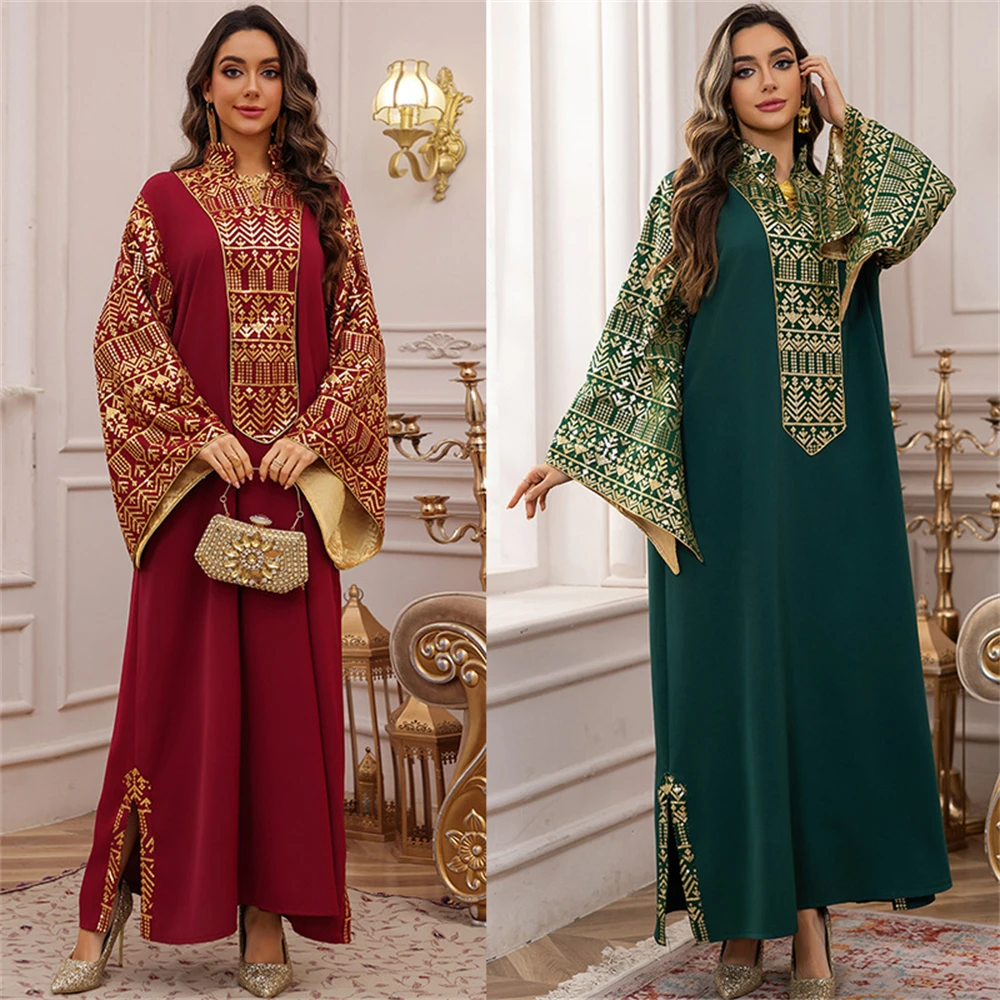 Women Muslim Dress Party Abaya Dresses Embroidery Sequins Ramadan Eid Arab Long Robe Morocco Dubai Kaftan
Women Muslim Dress Party Abaya Dresses Embroidery Sequins Ramadan Eid Arab Long Robe Morocco Dubai Kaftan