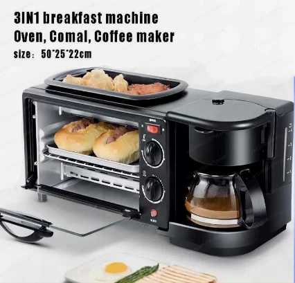 Многофункциональная бытовая машина для завтрака 3-в-1, европейский стандарт 220В, тостер, мини-печь
Многофункциональная бытовая машина для завтрака 3-в-1, европейский стандарт 220В, тостер, мини-печь
