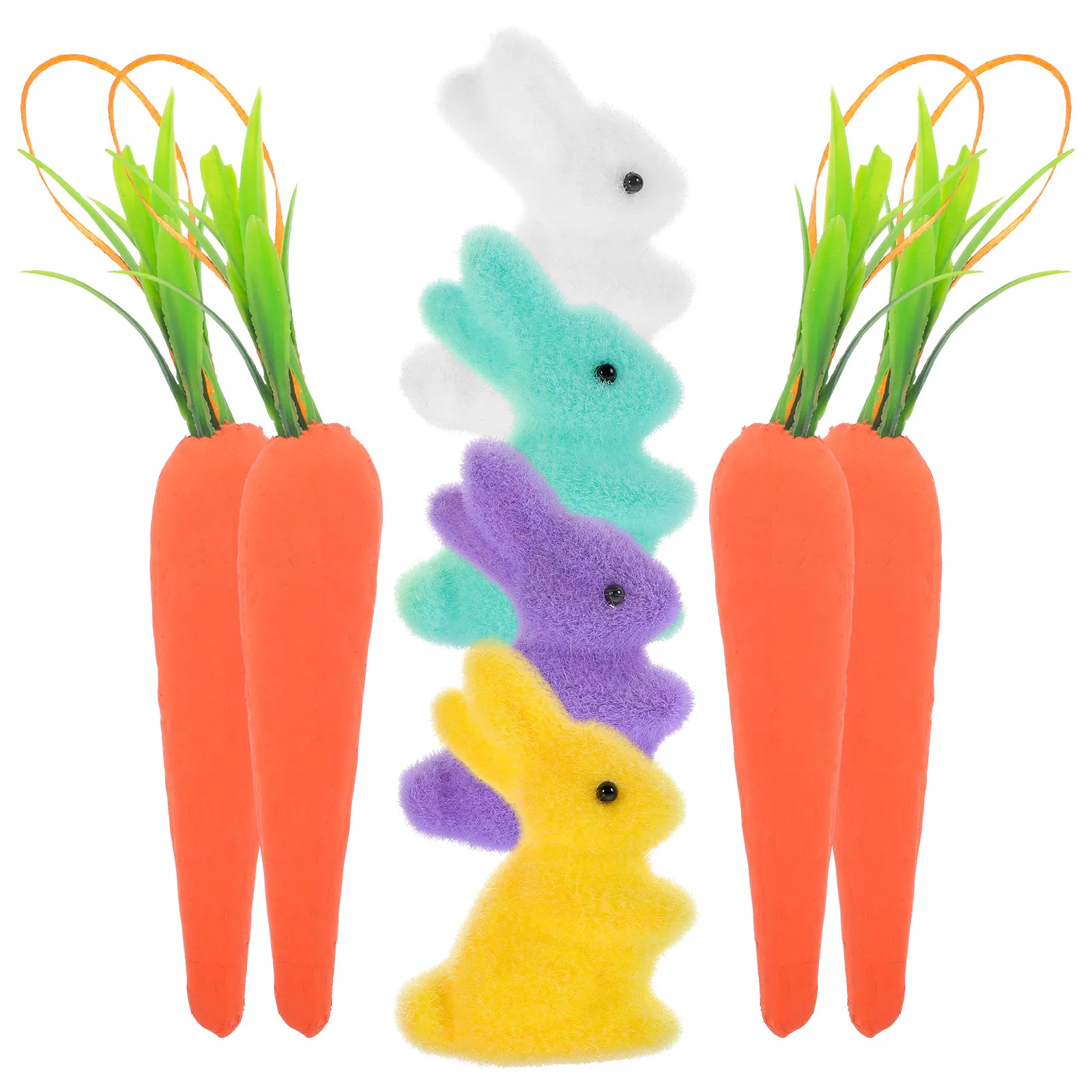 8 Pcs Carrot Rabbit Decoration Vegetable Ornaments Statue Small Carrots Party Decorations Foam Animal
8 Pcs Carrot Rabbit Decoration Vegetable Ornaments Statue Small Carrots Party Decorations Foam Animal