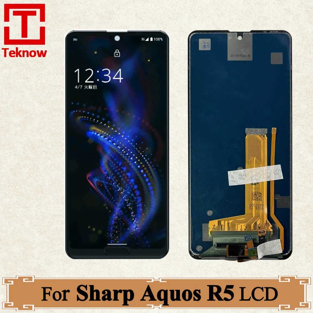 6.4" Original For Sharp Aquos R5 LCD Display Screen Touch Panel Assembly Digitizer Replacement For Sharp Aquos R5 Display
6.4" Original For Sharp Aquos R5 LCD Display Screen Touch Panel Assembly Digitizer Replacement For Sharp Aquos R5 Display
