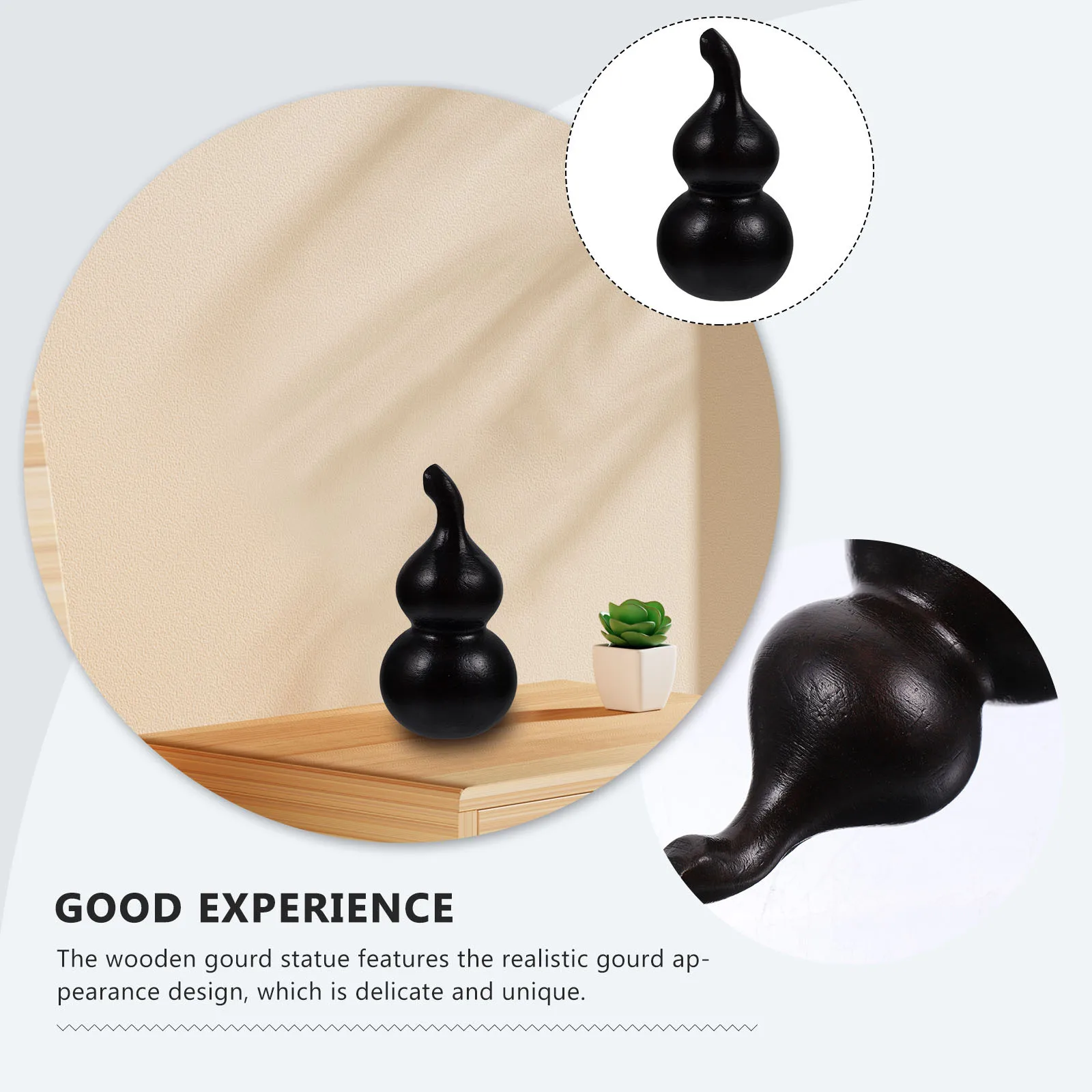 Wooden Gourd Statue Realistic Wood Craft Decor for Home Office Wealth Prosperity Housewarming Gift Chinese Luck Ornament
Wooden Gourd Statue Realistic Wood Craft Decor for Home Office Wealth Prosperity Housewarming Gift Chinese Luck Ornament