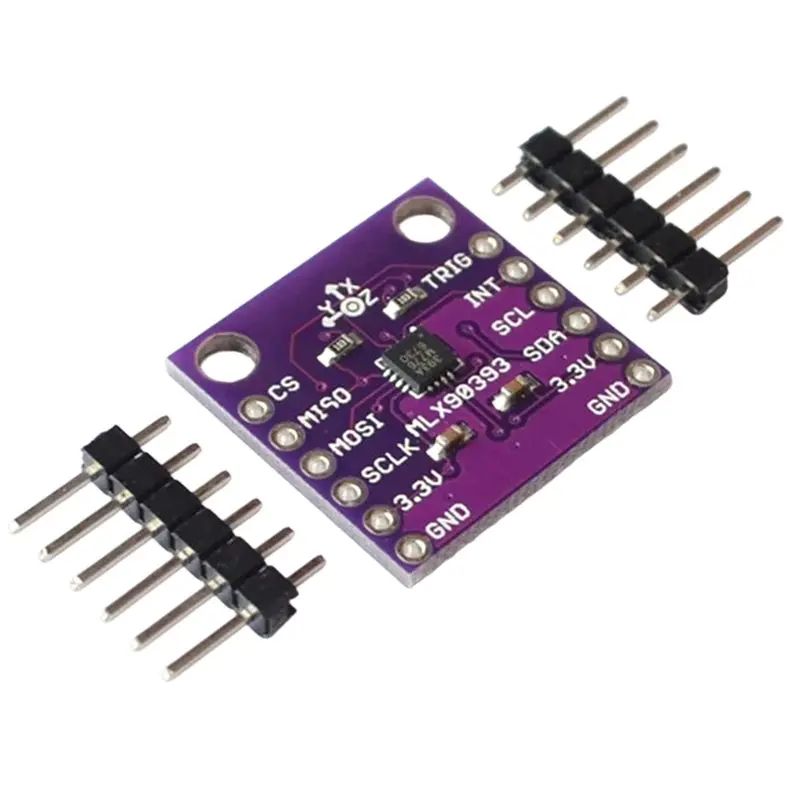PHILE-NEW MLX90393 Three Digital Hall Sensors 3D Position Of The Rotational Angular Displacement Sensor Board Contactless
PHILE-NEW MLX90393 Three Digital Hall Sensors 3D Position Of The Rotational Angular Displacement Sensor Board Contactless