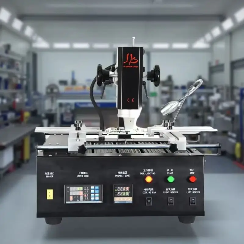 LY HR8500 Full Hot Air 2 Stages BGA Rework Station 3900W Dual Voltage 110V/220V Laptop IC Desoldering Tool
LY HR8500 Full Hot Air 2 Stages BGA Rework Station 3900W Dual Voltage 110V/220V Laptop IC Desoldering Tool