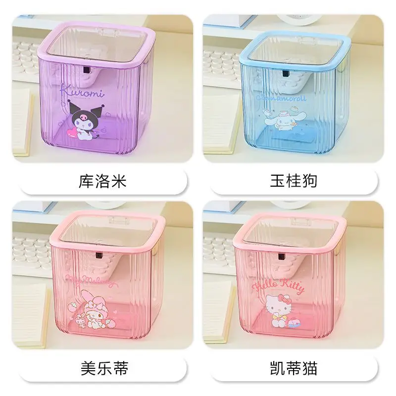 Kawaii Kuromi My Melody Hello Kitty Cinnamoroll Sanrio Students Cute Cartoon Desktop Trash Can Desktop Storage Box Gift for Kids
Kawaii Kuromi My Melody Hello Kitty Cinnamoroll Sanrio Students Cute Cartoon Desktop Trash Can Desktop Storage Box Gift for Kids