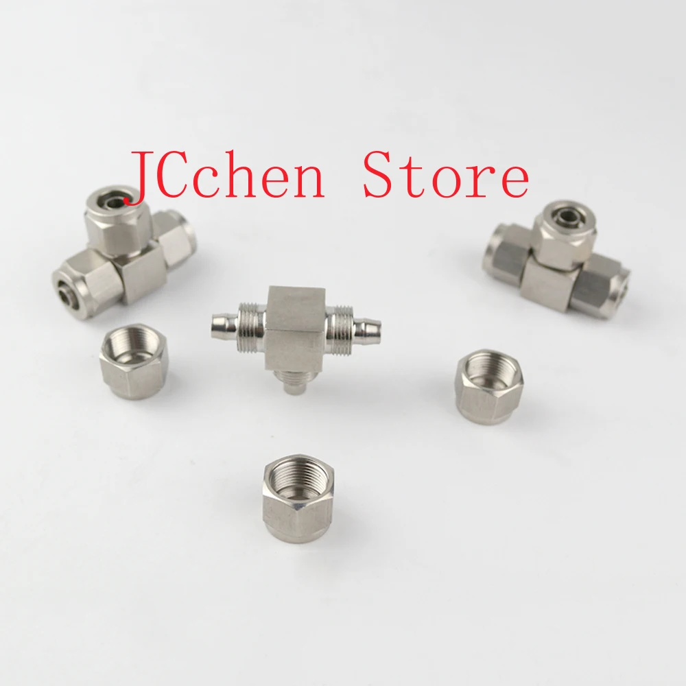 Tee 3 Ways 6/8/10/12mm OD PU Tube Air Pneumatic Quick Coupler Fast Twist Hose Stainless 304 Connector
Tee 3 Ways 6/8/10/12mm OD PU Tube Air Pneumatic Quick Coupler Fast Twist Hose Stainless 304 Connector