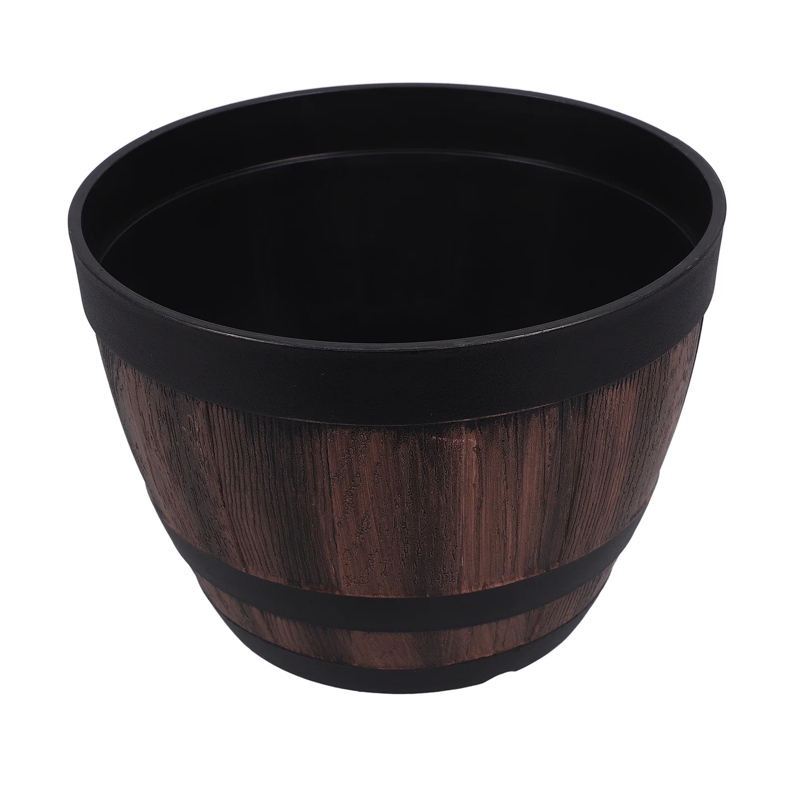 Resin Planter Large Capacity Vintage Barrel Shape Outdoor Garden Flowerpot For Lotus Water Lilies Patio Decor Planting Pot
Resin Planter Large Capacity Vintage Barrel Shape Outdoor Garden Flowerpot For Lotus Water Lilies Patio Decor Planting Pot