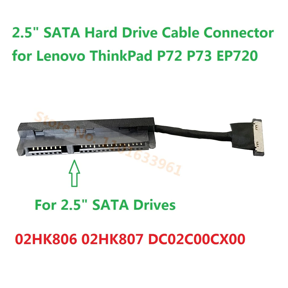 Сменный кабель 2,5 SATA HDD SSD, разъем провода для Lenovo ThinkPad P72 P73 EP720 DC02C00CX00 02HK806 02HK807
Сменный кабель 2,5 SATA HDD SSD, разъем провода для Lenovo ThinkPad P72 P73 EP720 DC02C00CX00 02HK806 02HK807