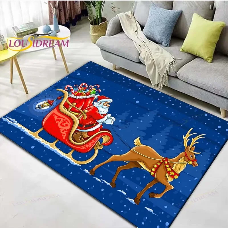 Christmas Santa Claus Carpet Living Room Bedroom Carpet Balcony Bathroom Non-slip Door Mat Photography Props New Year's Gift
Christmas Santa Claus Carpet Living Room Bedroom Carpet Balcony Bathroom Non-slip Door Mat Photography Props New Year's Gift
