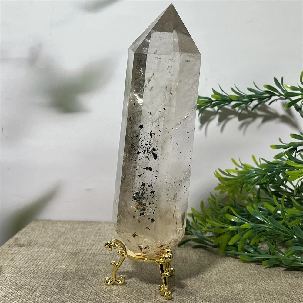 Crystal Natural Clear Quartz Tower Point Specimen Stone Reiki Healing Mineral Specimen Home Room Decoration Gift Energy+Stand
Crystal Natural Clear Quartz Tower Point Specimen Stone Reiki Healing Mineral Specimen Home Room Decoration Gift Energy+Stand