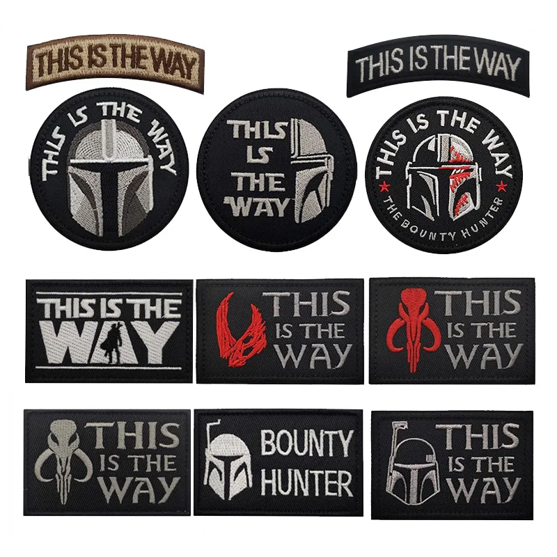Hot Sell This Is The Way Art Patch Funny Mandalorian Embroidered Magic Armband Bag Accessory Cloth Backpack Patches for Clothing
Hot Sell This Is The Way Art Patch Funny Mandalorian Embroidered Magic Armband Bag Accessory Cloth Backpack Patches for Clothing