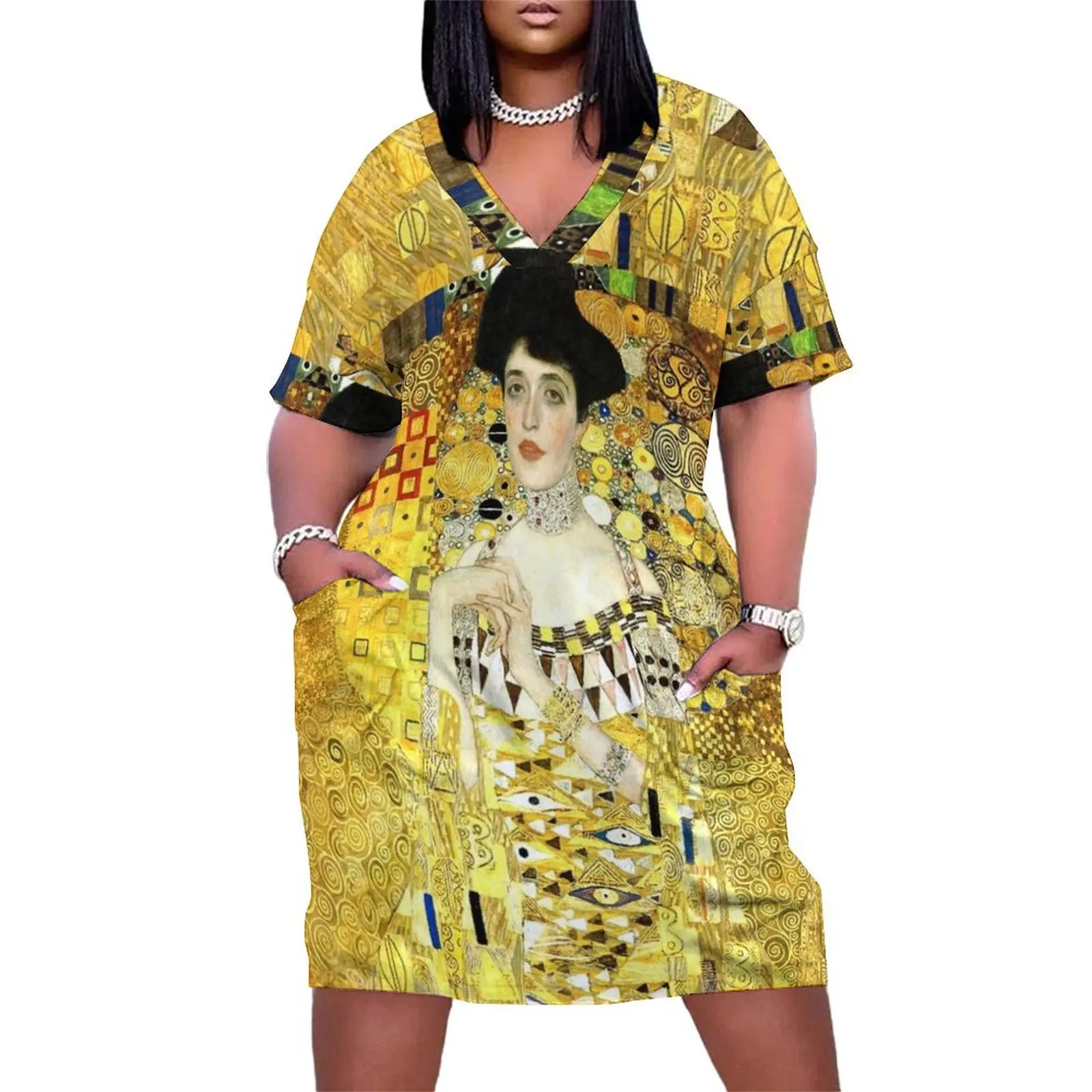 The Woman in Gold Loose Pocket Dress summer outfits for women 2025 summer dresses party dresses women dresses for prom
The Woman in Gold Loose Pocket Dress summer outfits for women 2025 summer dresses party dresses women dresses for prom