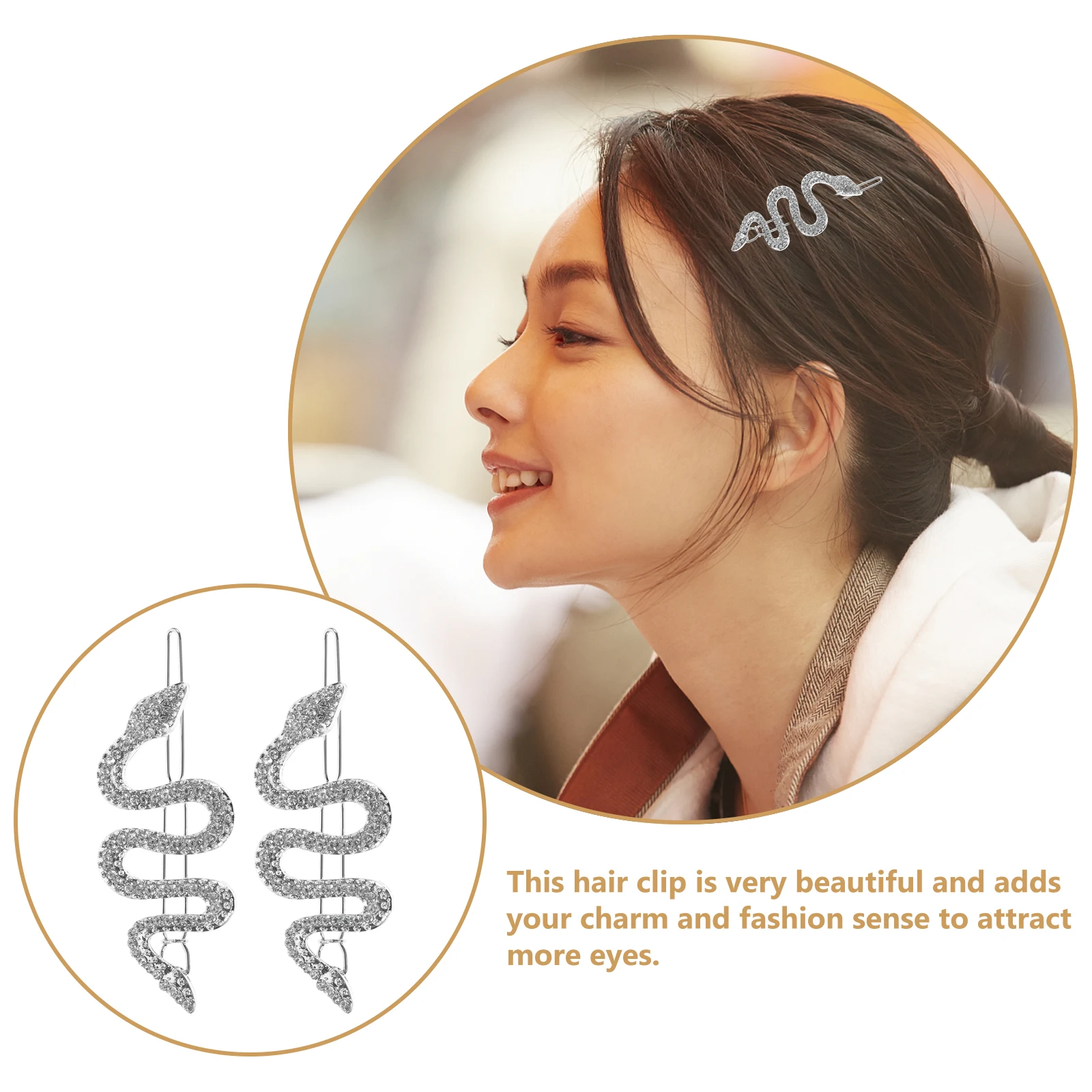 2 шт., серебряные заколки для волос в виде змеи, прочный блестящий дизайн, фирменный зажим, аксессуары для свадебной вечеринки, декоративные заколки, инструменты для волос
2 шт., серебряные заколки для волос в виде змеи, прочный блестящий дизайн, фирменный зажим, аксессуары для свадебной вечеринки, декоративные заколки, инструменты для волос