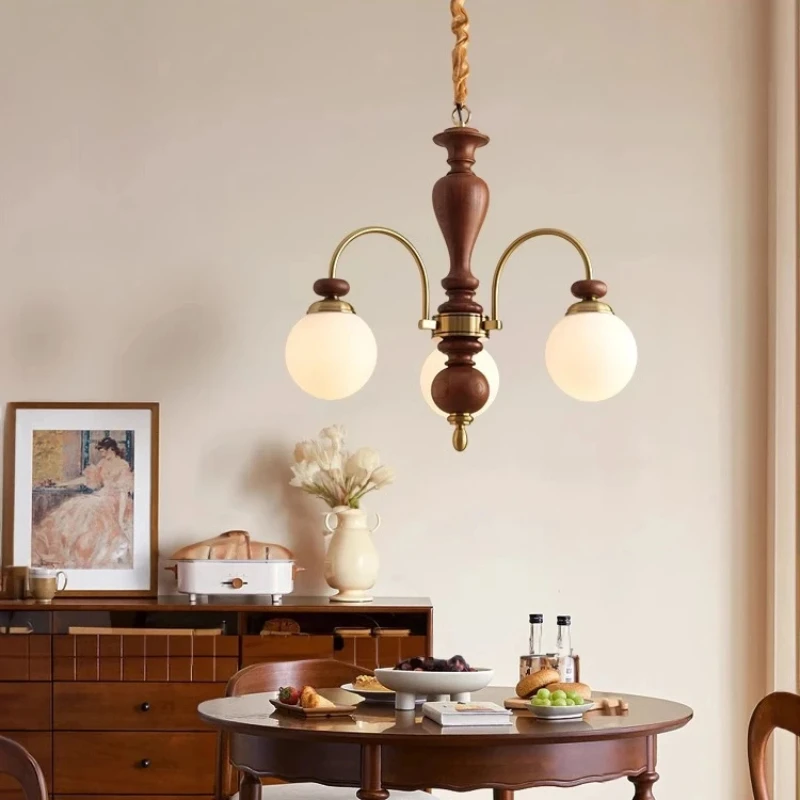 SANDYHA French Wooden Hanging Chandelier Retro Magic Bean Pendant Light LED Lamp for Living Room Dining Table Home Decor
SANDYHA French Wooden Hanging Chandelier Retro Magic Bean Pendant Light LED Lamp for Living Room Dining Table Home Decor