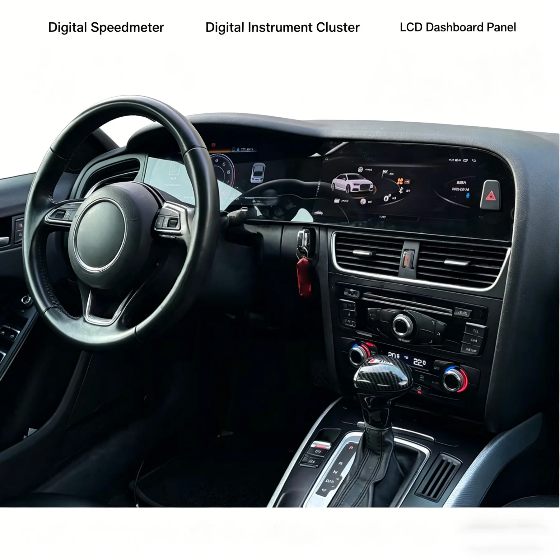 Car Multimedia Player For Audi A4 2009-2016 GPS Android Auto Carplay Tape Recorder DSP Digital Cluter LCD Dash 24.6" Dual Screen
Car Multimedia Player For Audi A4 2009-2016 GPS Android Auto Carplay Tape Recorder DSP Digital Cluter LCD Dash 24.6" Dual Screen