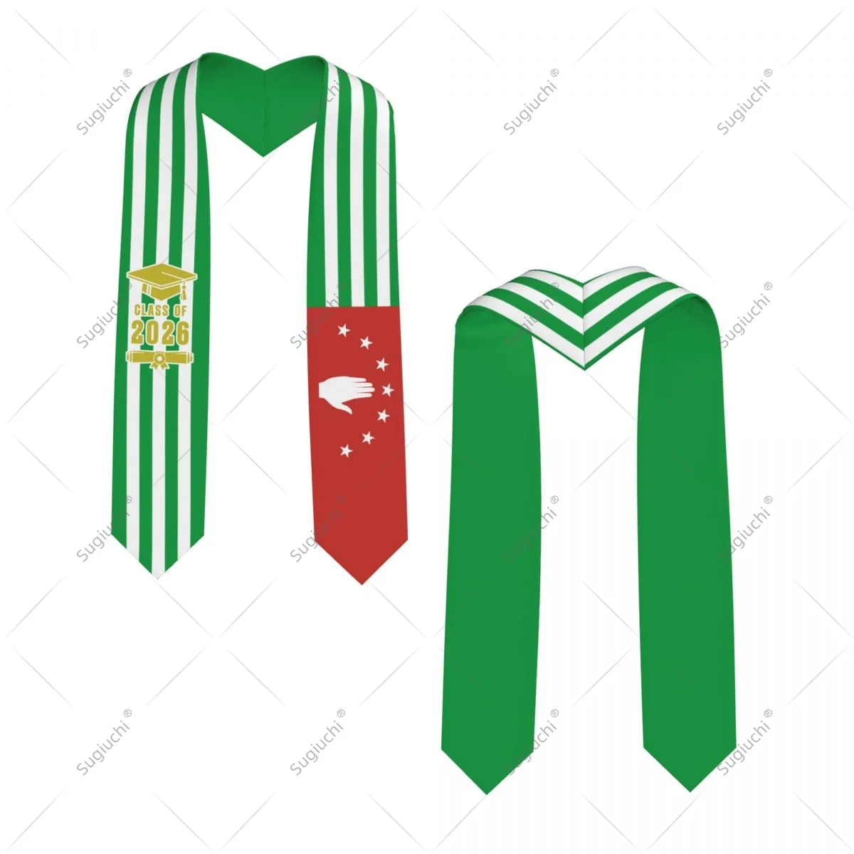 Republic Of Abkhazia Flag Class Of 2026 Graduation Stole Sash Scarf For International Students Proud Ceremony Adult Unisex
Republic Of Abkhazia Flag Class Of 2026 Graduation Stole Sash Scarf For International Students Proud Ceremony Adult Unisex