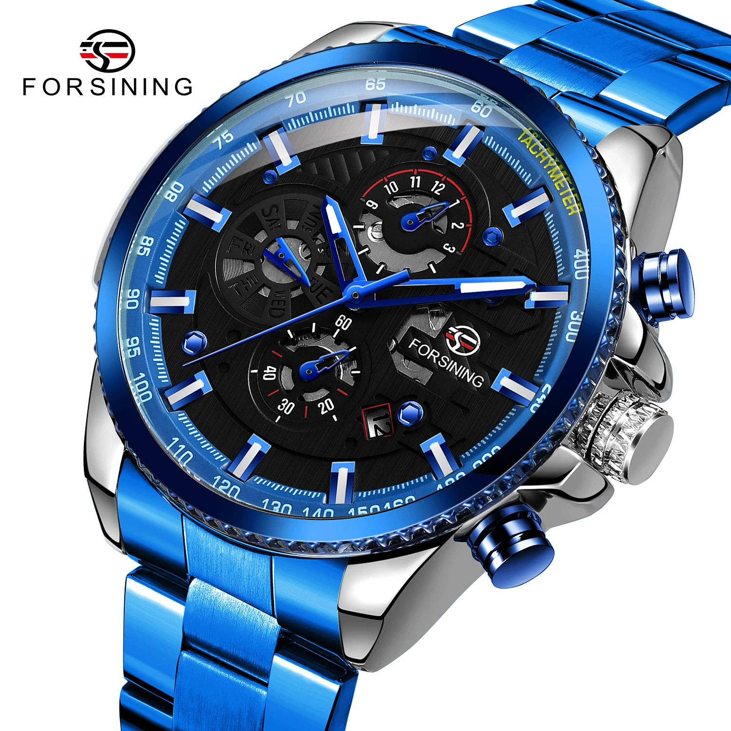 FORSINING Sport Men Watch Automatic Mechanical Week Calendar Display Multifunctional Luminous Business Wristwatch Hombre Relojes
FORSINING Sport Men Watch Automatic Mechanical Week Calendar Display Multifunctional Luminous Business Wristwatch Hombre Relojes