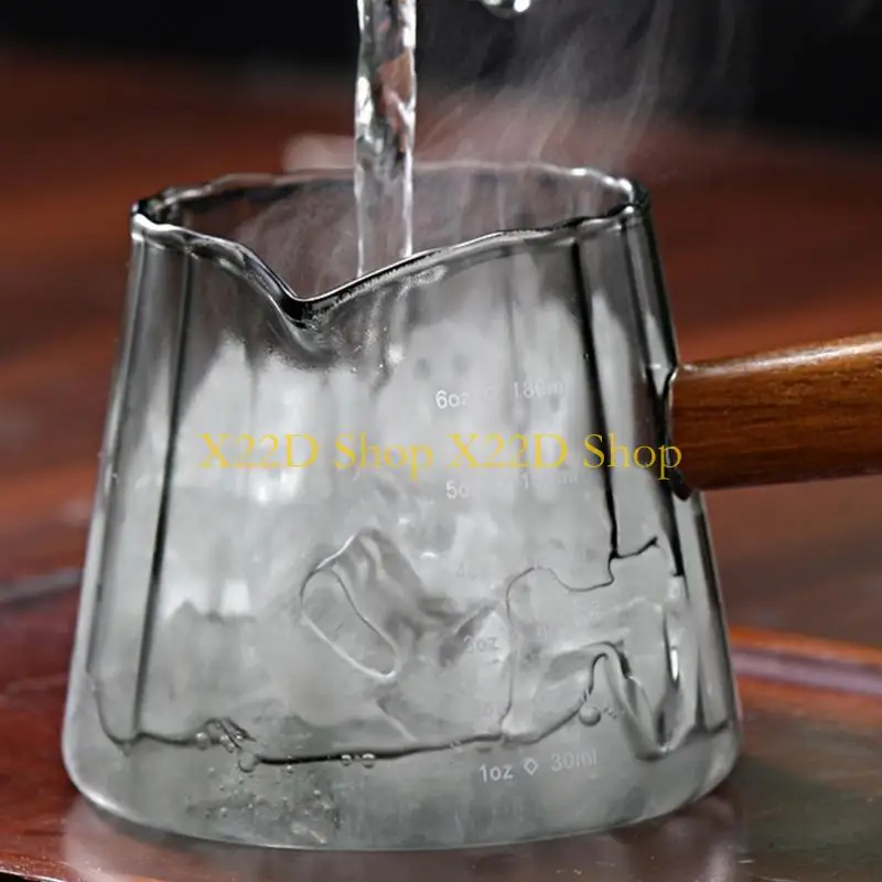 X22D Glass Measuring Cup with Handle 180ML Double Scale Espresso Shot Glasses
X22D Glass Measuring Cup with Handle 180ML Double Scale Espresso Shot Glasses