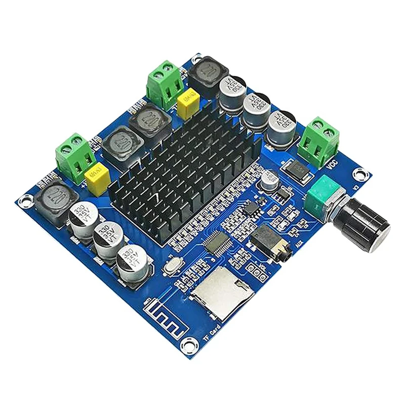 TDA7498 2X100W высокомощный двухканальный Bluetooth цифровой аудио усилитель мощности плата поддерживает вспомогательный бортовой потенциометр
TDA7498 2X100W высокомощный двухканальный Bluetooth цифровой аудио усилитель мощности плата поддерживает вспомогательный бортовой потенциометр