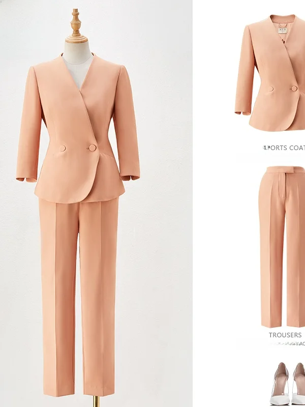 Xiangchun Bird Suit Skirt Set Professional Elegant Lady Business Women's Pantsuit Polyester Blend Long Pants Seven Sleeve
Xiangchun Bird Suit Skirt Set Professional Elegant Lady Business Women's Pantsuit Polyester Blend Long Pants Seven Sleeve