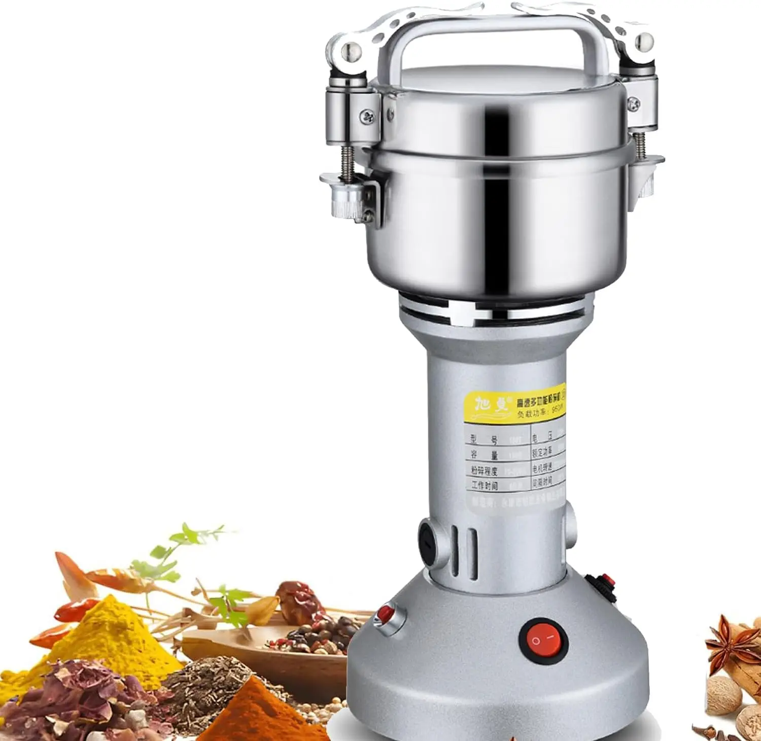 850W Electric Grain Mill - Fast Grinder for Corn, Wheat, Coffee Beans
850W Electric Grain Mill - Fast Grinder for Corn, Wheat, Coffee Beans