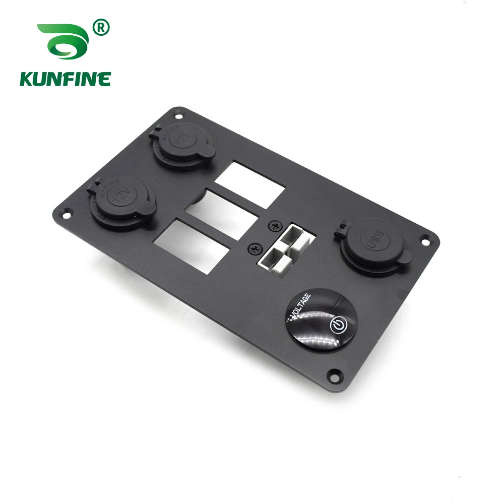 Combination Switch Panel Voltmeter Cigarette Lighter USB Charger Switch For Car Off-road RV Bus Yacht Boat
Combination Switch Panel Voltmeter Cigarette Lighter USB Charger Switch For Car Off-road RV Bus Yacht Boat