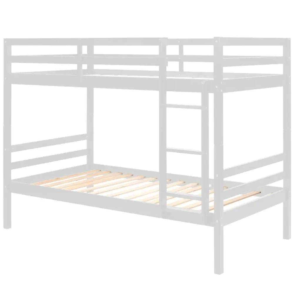 Modern Bunk Bed Twin Over Twin, Kids Bunk Bed with Guard Rails for Boys Girls, Children bunks Beds
Modern Bunk Bed Twin Over Twin, Kids Bunk Bed with Guard Rails for Boys Girls, Children bunks Beds