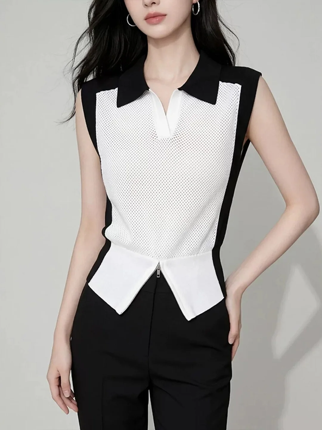 2026 Summer Fashionable Knitted Vest Commuter Style Slim Fit Sleeveless Top Versatile High-End Feeling Commuter Wind Shirt
2026 Summer Fashionable Knitted Vest Commuter Style Slim Fit Sleeveless Top Versatile High-End Feeling Commuter Wind Shirt