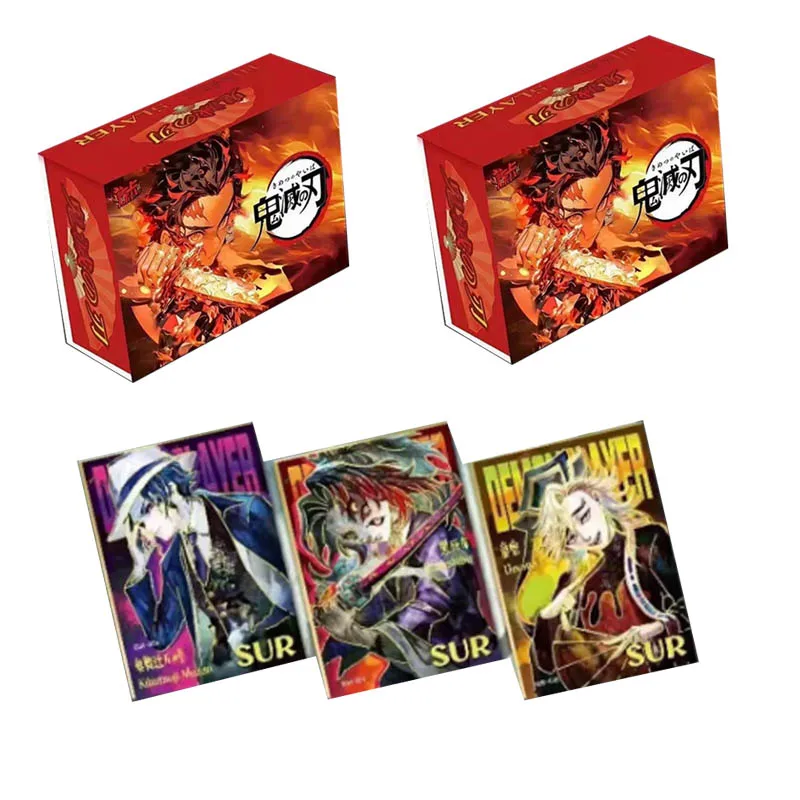 Demon Slayer Collection Card Spot Color Inks Heidelberg Eight-Color Folio Printing Anime Card Party Games Collectible Cards
Demon Slayer Collection Card Spot Color Inks Heidelberg Eight-Color Folio Printing Anime Card Party Games Collectible Cards